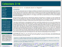 Tablet Screenshot of colossians-2-16.net
