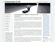 Tablet Screenshot of colossians-2-16.com